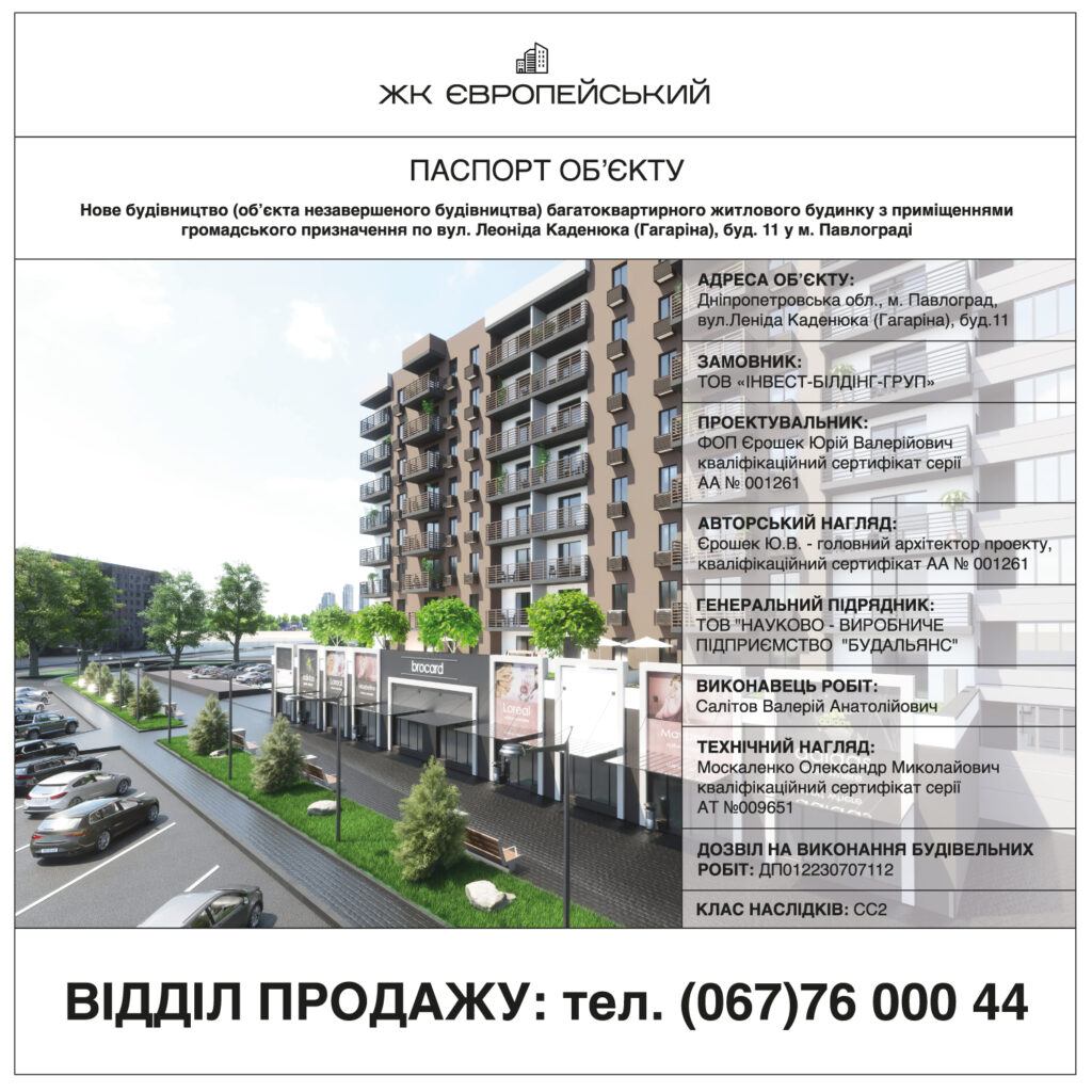 Паспорт об'єкту